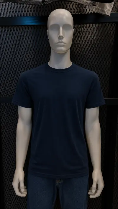 Playera algodón Max azul marino Cancún