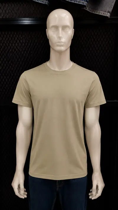 Playera algodón Max khaki Cancún