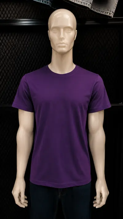 Playera algodón Max morado Cancún